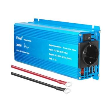Imagem de Inversor De Onda Senoidal Pura 1500W 2200W 2600W DC 12V Para AC 220V T
