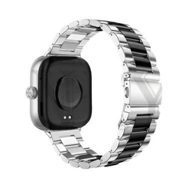 Imagem de Pulseira De Aço Inoxidável Redmi Watch 4 Para Xiaomi Mi Band 8 pro Sma