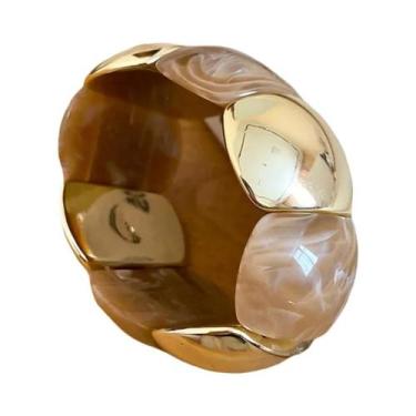 Imagem de Pulseiras De Resina Acrílica Vintage Para Mulheres Com Cordão Elástico