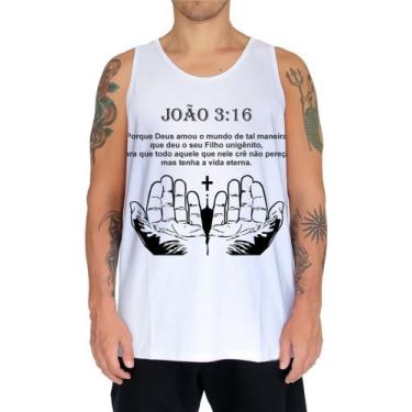 Imagem de Camiseta Regata João 3 16 Jesus Te Ama 4k 1 - Kasubeck Store®, INF 12