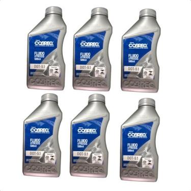 Imagem de Kit 6 Fluido De Freio Dot5.1 500ml Cobreq
