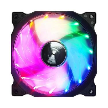 Imagem de Ventilador De Gabinete Transparente De Baixo Ruído 120mm 12V 4 Pinos C