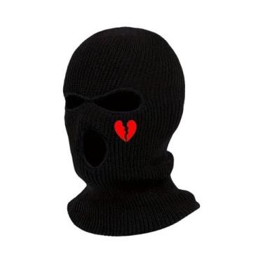 Imagem de Gorro De Inverno Unissex Quente E À Prova De Vento, Máscara De Esqui C