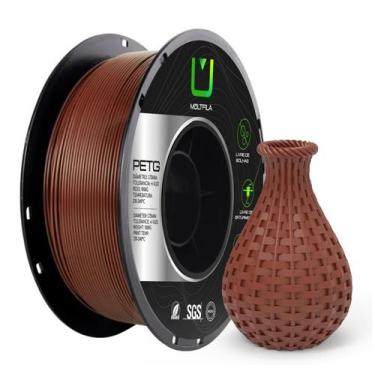 Imagem de Filamento PETG Marrom Café 1kg 1.75mm Multifila Impressora 3D
