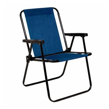 Imagem de Cadeira de Praia Alta Sannet Aço 110kg Cores Mor