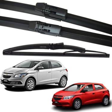 Imagem de kit 3 Palheta Limpador Parabrisa Chevrolet Onix 2012 2013 2014 2015 20