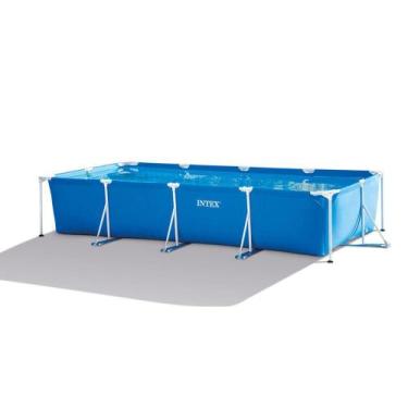 Imagem de Piscina Retangular de Armação 7.127L Azul Intex - 28273