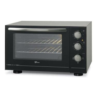Imagem de Forno Elétrico de Bancada Fischer Turbo 2.4 New 48L Preto, 110V