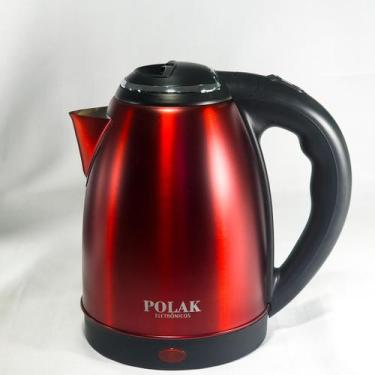 Imagem de Chaleira Elétrica De Café Inox Colorido 2l 127 V Cor Vermelho 127v - V