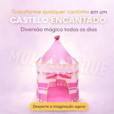 Imagem de Barraca Infantil Castelinho Rosa - DDG