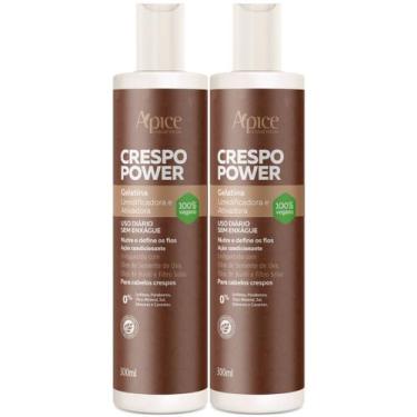 Imagem de Kit 2 Gelatina Ativadora Apice Crespo Power Umidificadora Cabelo Profi