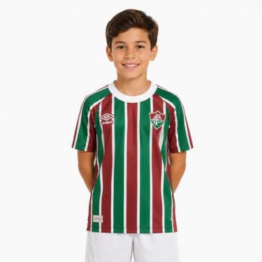 Imagem de Camisa Umbro Fluminense I 2025 Juvenil, 8 ANOS
