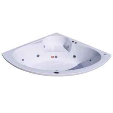 Imagem de Banheira Hidromassagem Astra Copacabana Super Luxo 143CMX189CMX43CM - 