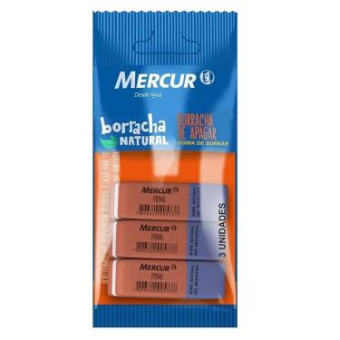 Imagem de Borracha de Apagar Mercur Prima Bicolor 3 Unidades
