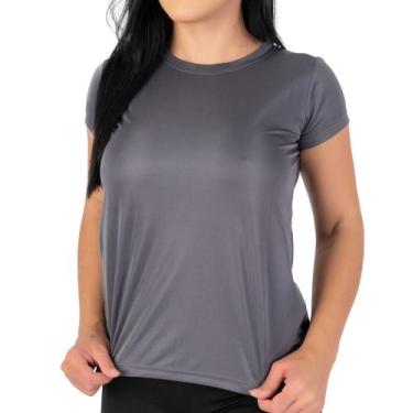 Imagem de Camiseta Dry Fit Feminina 100% Poliester Academia Corrida - Tok10