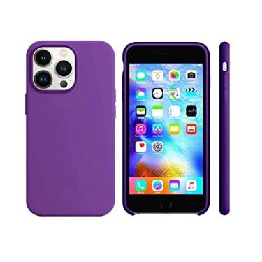 Imagem de Capinha Slim Case Colorida Compatível Com IPhone 13 PRO Vermelha,Preta, Laranja, Amarela, Azul, Rosa, Pink, Branca, Lilás, Marrom, Verde, Roxo Com 3 Camadas De Proteção PREMIUM ONYK (ROXO)