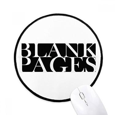 Imagem de Personagens elegantes páginas em branco mouse pad desktop escritório tapete redondo para computador