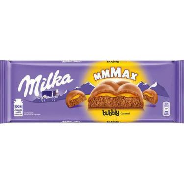 Imagem de Chocolate Milka Mmmax Bubbly Luflee Caramelo 250G