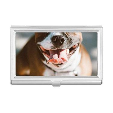 Imagem de Bulldog — Porta-cartões de visita com imagem assustadora de animais de estimação