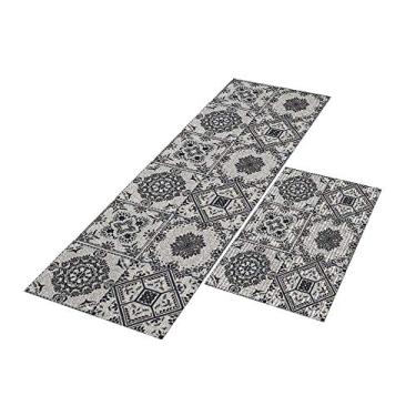 Imagem de Tapete Passadeira de Cozinha Korb 120x40 + Capacho 60x40