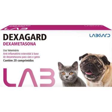 Imagem de Anti-Inflamatório Dexagard Cães E Gatos Labgard C/ 20 Comp.