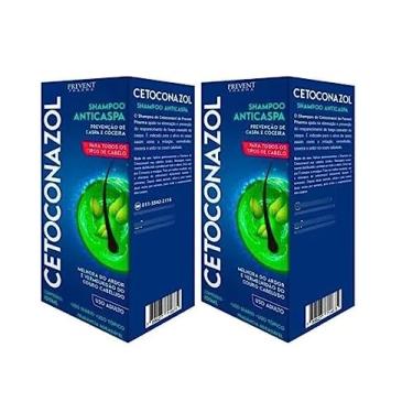 Imagem de kit 2 Shampoo Prevent Cetoconazol Anticaspa E Coceira 100ml