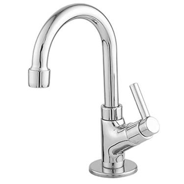 Imagem de Torneira Para Banheiro 1/4 De Volta Em Metal Com Bica Móvel C64 Linha Plus