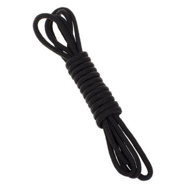 Imagem de Meada de Corda Trançada 100% Polipropileno 6mm x 20mt Preta - Rodeo West 28404