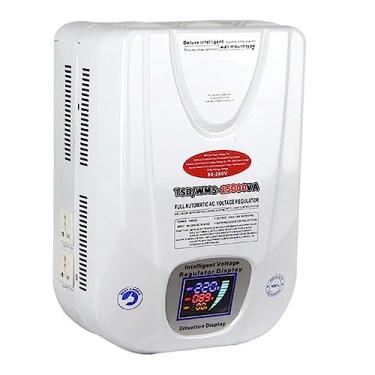 Imagem de Estabilizador automático de tensão, regulador de tensão CA único para uso pesado montado na parede, para aparelhos domésticos instáveis, branco, 10000VA