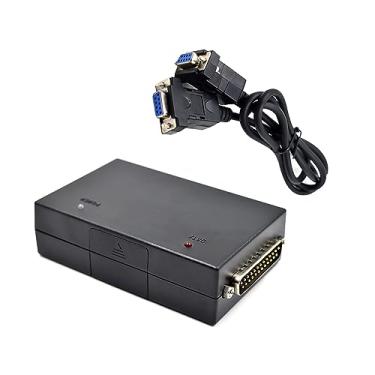 Imagem de TECKEEN Caixa de interface de rádio canelada para Motorola Radio HT1000 HT750 HT1250, conector com DB9 macho e DB25 macho