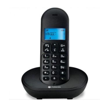 Imagem de Telefone S/Fio Dect 6.0 Com Id. Cham. Mt150 Preto Motorola