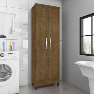 Imagem de Armário Multiuso 2 Portas 5 Prateleiras 190x60cm Incorplac Malbec