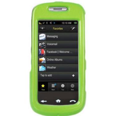 Imagem de Amzer Capa rígida de cristal polido para Samsung Instinct s30 SPH-M810 - Verde neon