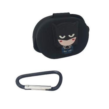Imagem de Case Capa Protetora de Silicone Flexível compatível MI e REDMI AirDots - Nandos-Store (AirDots 2, Preto Batman)