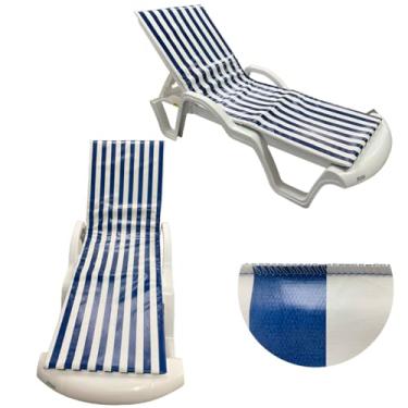 Imagem de Colchonete De Espreguiçadeira De Piscina Listrado