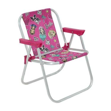 Imagem de Bel Fix Cadeira Para Praia e Piscina, Belfix, Barbie, Até 30kg, 39x41.5x49,5 cm