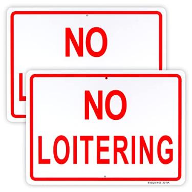 Imagem de Enjoyist Pacote com 2, placa refletiva de alumínio de 25,4 cm x 17,8 cm, 10,2 cm, sem ferrugem, alumínio, proteção UV e à prova de intempéries