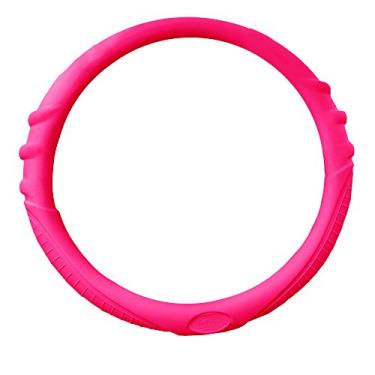 Imagem de FH Group Capa para volante FH3003MAGENTA Magenta (silicone W. Grip & Pattern Massaging grip Magenta Color-Fit Maioria do Carro Caminhão Suv ou Van)