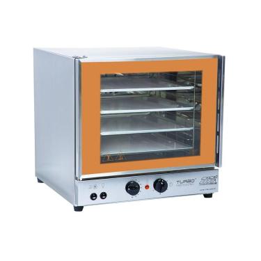 Imagem de Forno Elétrico de Convecção FETP Laranja 4 Assadeiras Modelo Turbo Professional Analógico Titã