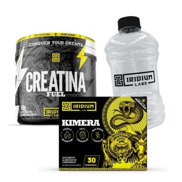Imagem de Kit Kimera Thermo 30 caps + Creatina Fuel 150g + Galão 950ml-Unissex