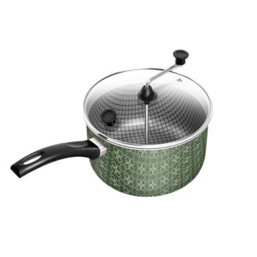 Imagem de Pipoqueira Com Tampa De Vidro Antiaderente Verde