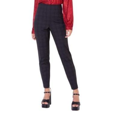Imagem de Calça Feminina Seiki Montaria Xadrez Preta - 350728-Feminino