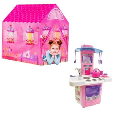Imagem de Genérico, Kit Barraca Minha Casinha Princesa e Nova Big Cozinha