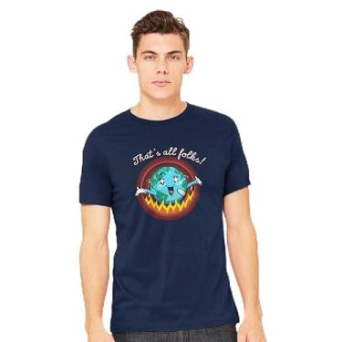 Imagem de TeeFury - Show's Over - Camiseta masculina Planeta, Terra,, Carvão, 4G
