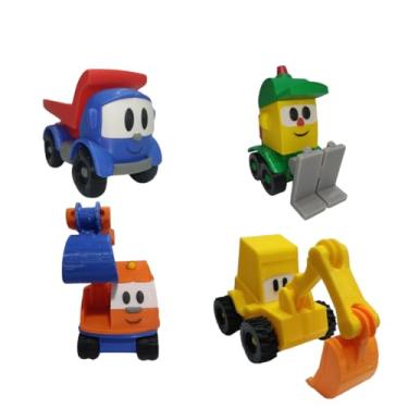 Imagem de Combo Leo Caminhao Lifty Scoop e Max Escavadeira - 4 Brinquedos impressao 3D