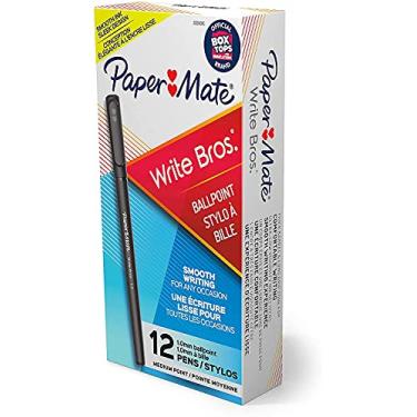 Imagem de Paper Mate Canetas Esferográficas Write Bros, Ponta Média (1,0 Mm), 36 Unidades, Preto