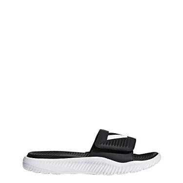 Imagem de adidas Chinelo masculino Alphabounce, Branco/Núcleo preto/branco, 13