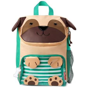 Imagem de Mochila Escolar Cachorro Pug Zoo Skip Hop Indicada Para Crianças de 2 a 6 Anos