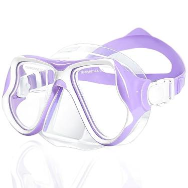 Imagem de Freela Óculos de natação para adultos com cobertura de nariz para homens mulheres jovens 180° ampla vista saia de silicone macio sem vazamento, óculos de piscina de água aberta, máscara de mergulho
