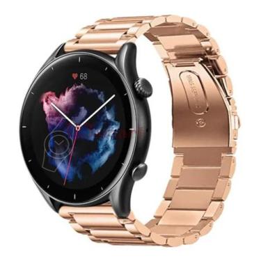Imagem de Pulseira De Aço Inoxidável Gtr3 Pro / Gtr3 / Gtr2 / Gtr 47mm - Gold Ro